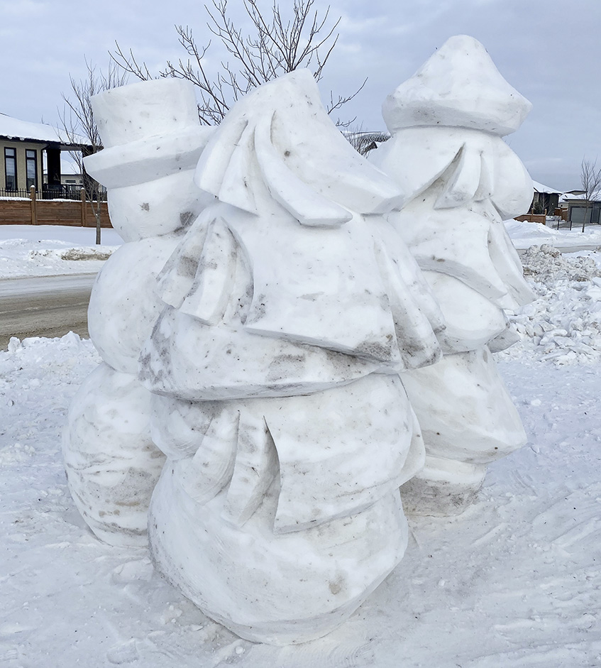 Snow Sculpting-Back