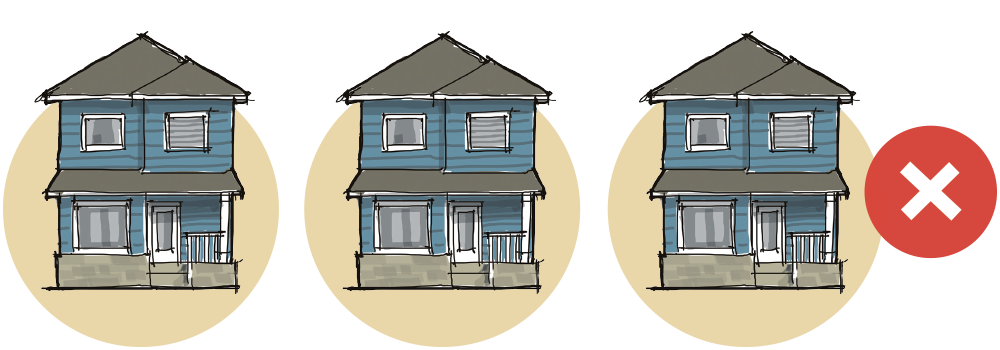 Homes looking too similar Homes looking too similar