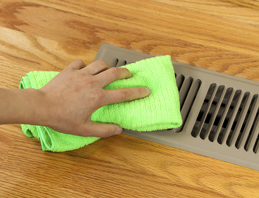 Heat register - winterize your home